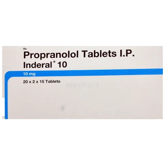inderal 10mg tablet 15's